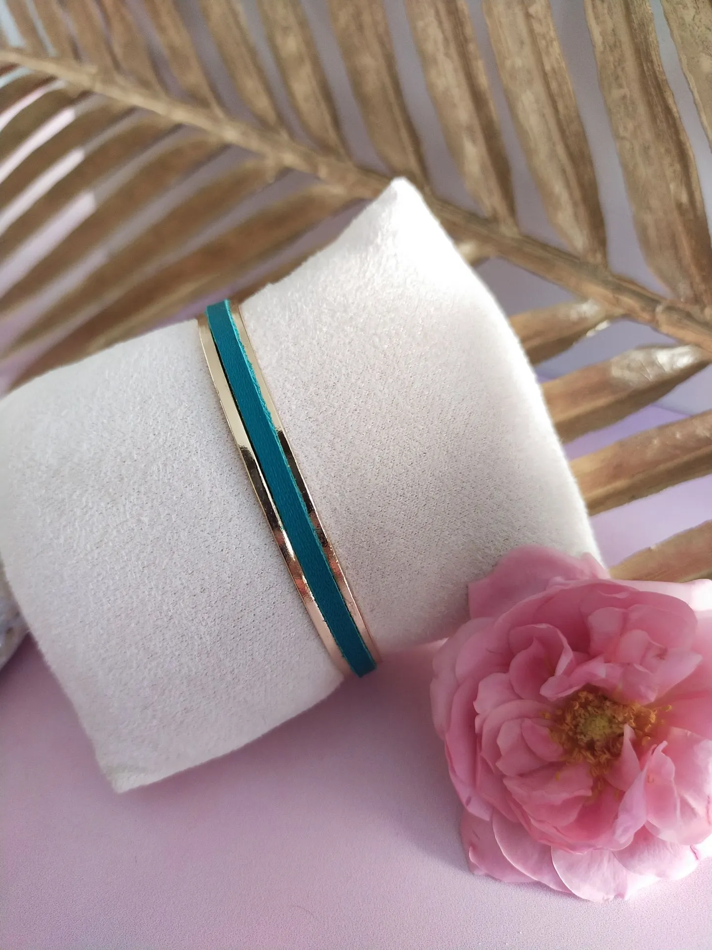 Bracelet AVA bleu-vert