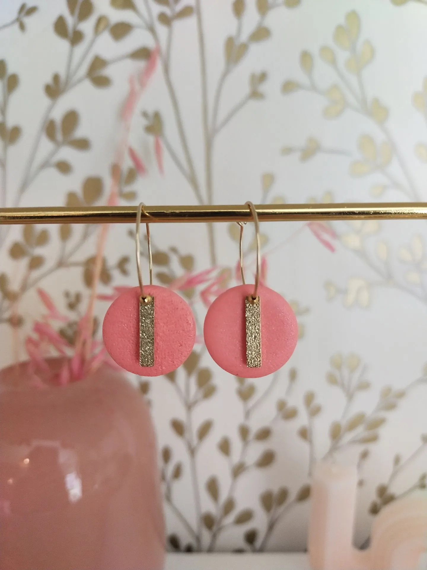 Boucles d'oreilles TARA abricot
