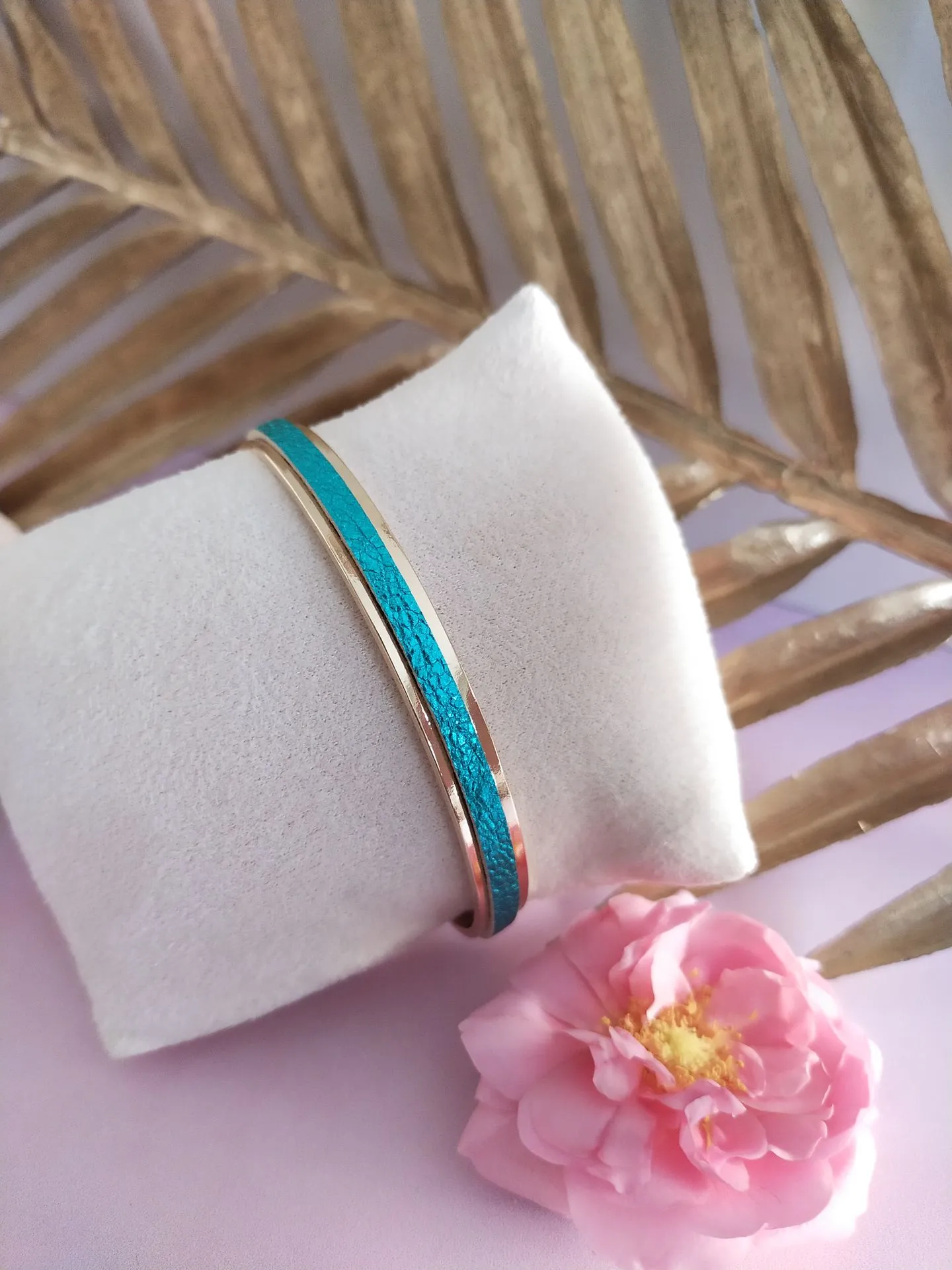 Bracelet AVA turquoise scintillant