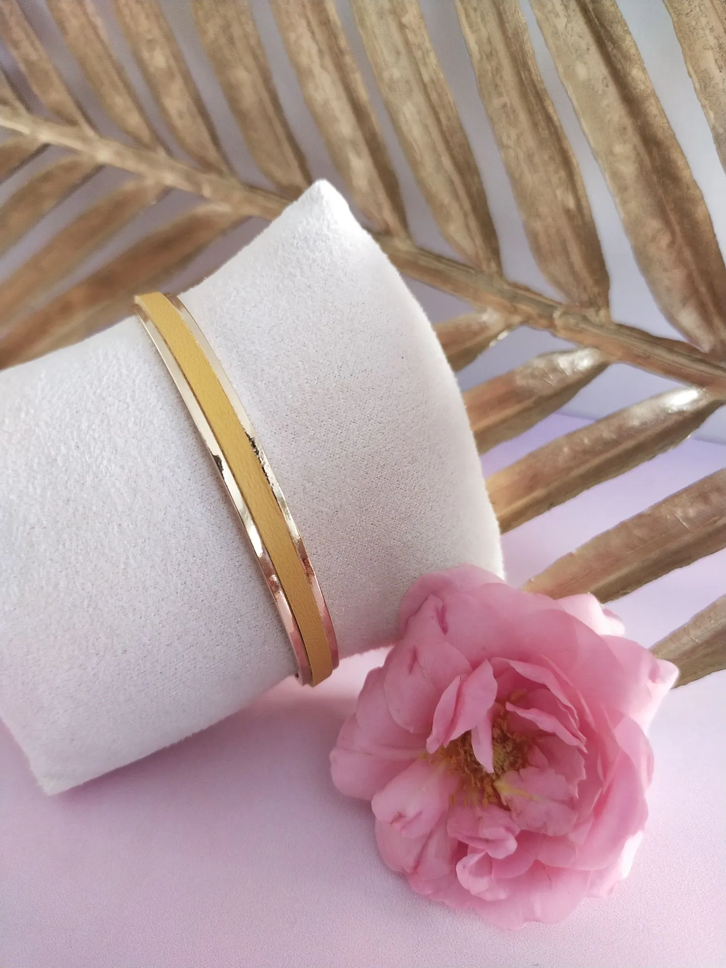 Bracelet AVA jaune tournesol