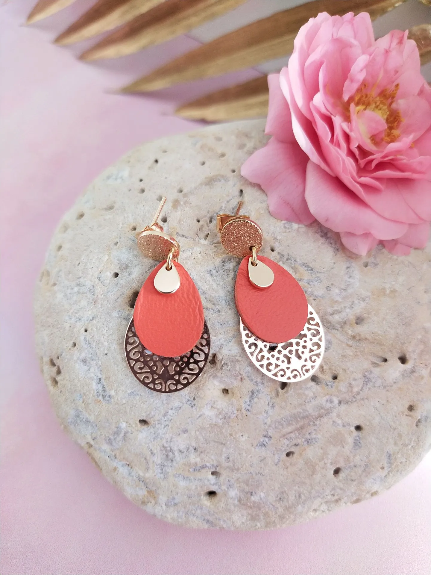 Boucles d'oreilles AVA pêche