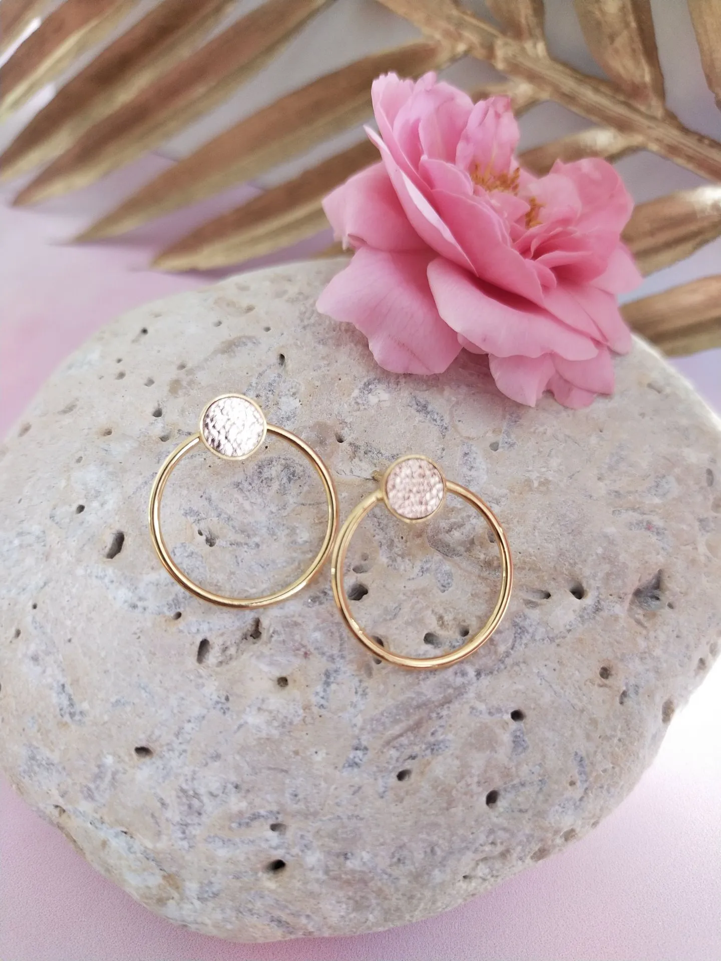 Boucles d'oreilles ORIANE doré
